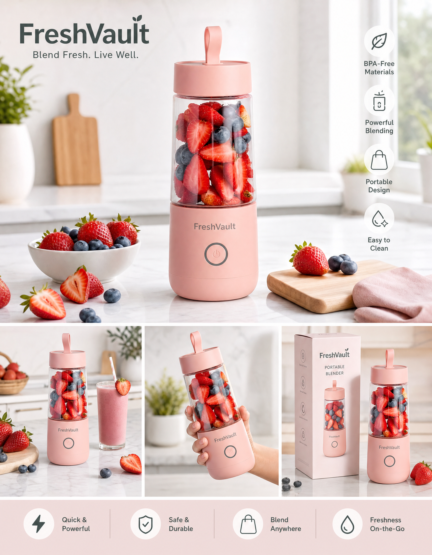 USB Rechargeable Blender